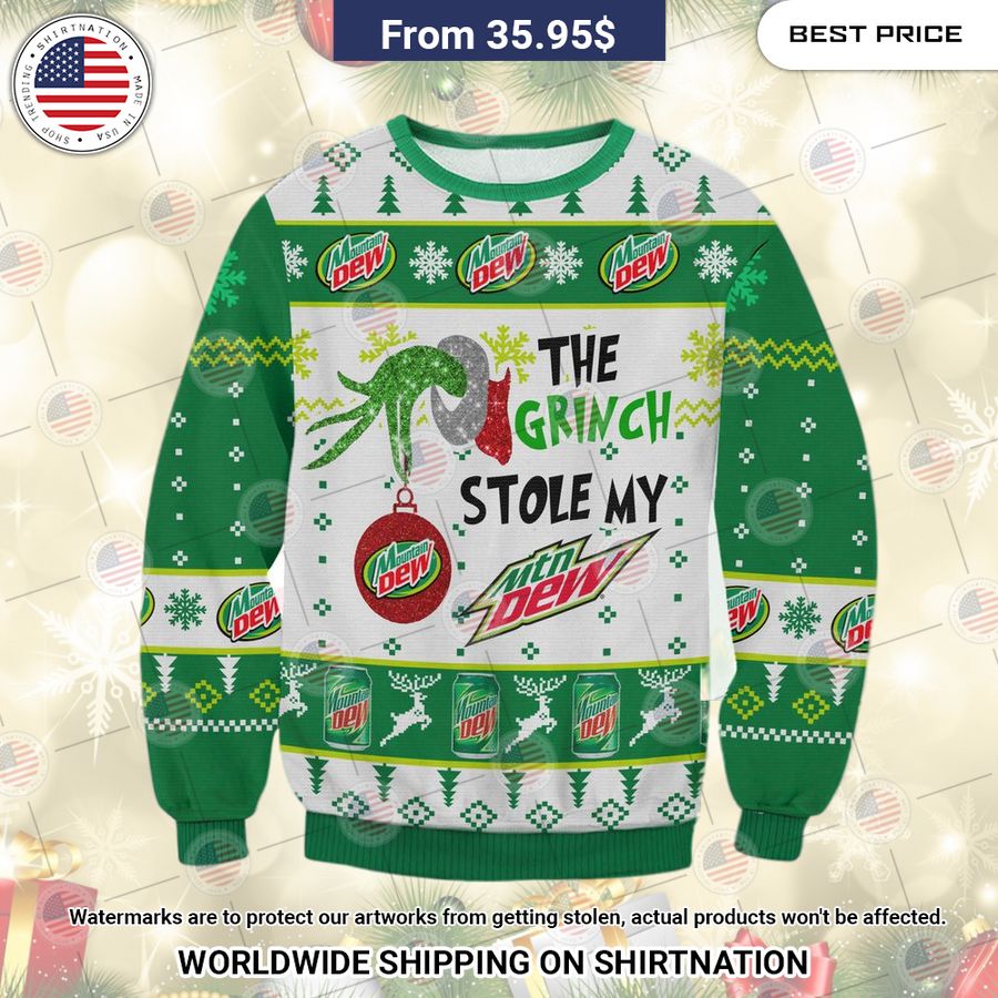 Grinch Stole Mountain Dew Sweater Have you joined a gymnasium?