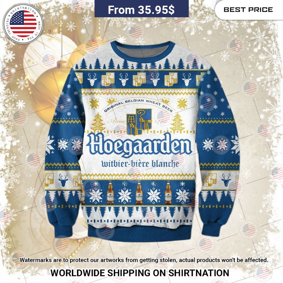 Hoegaarden Ugly Christmas Sweater You look so healthy and fit