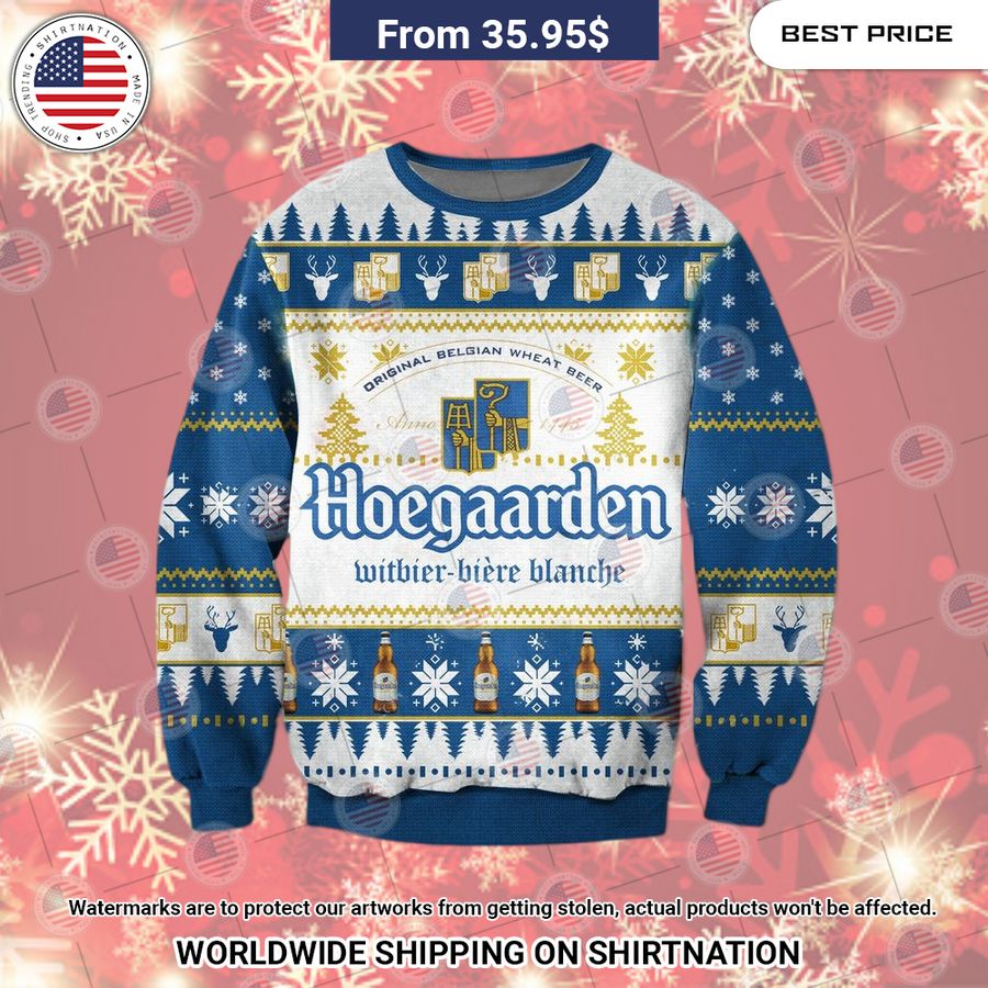 Hoegaarden Ugly Christmas Sweater Good one dear