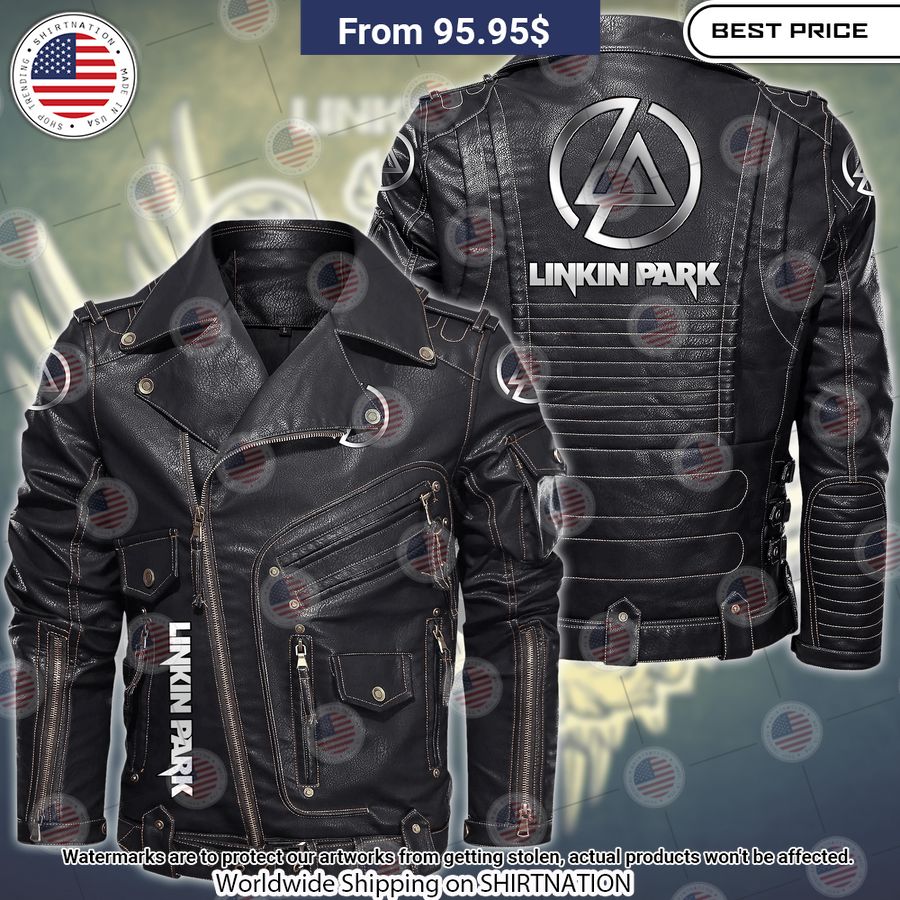 Linkin Park Belt Solid Zip Locomotive Leather Jacket You are always best dear