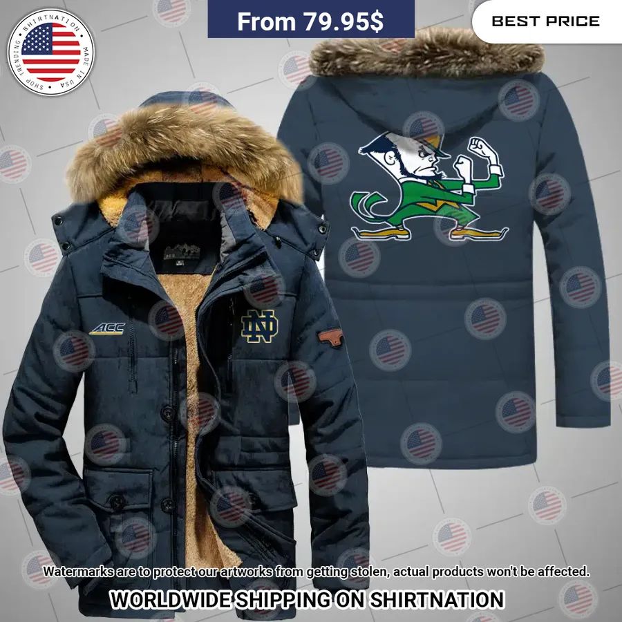 Notre Dame Fighting Irish Winter Parka Jacket You look cheerful dear