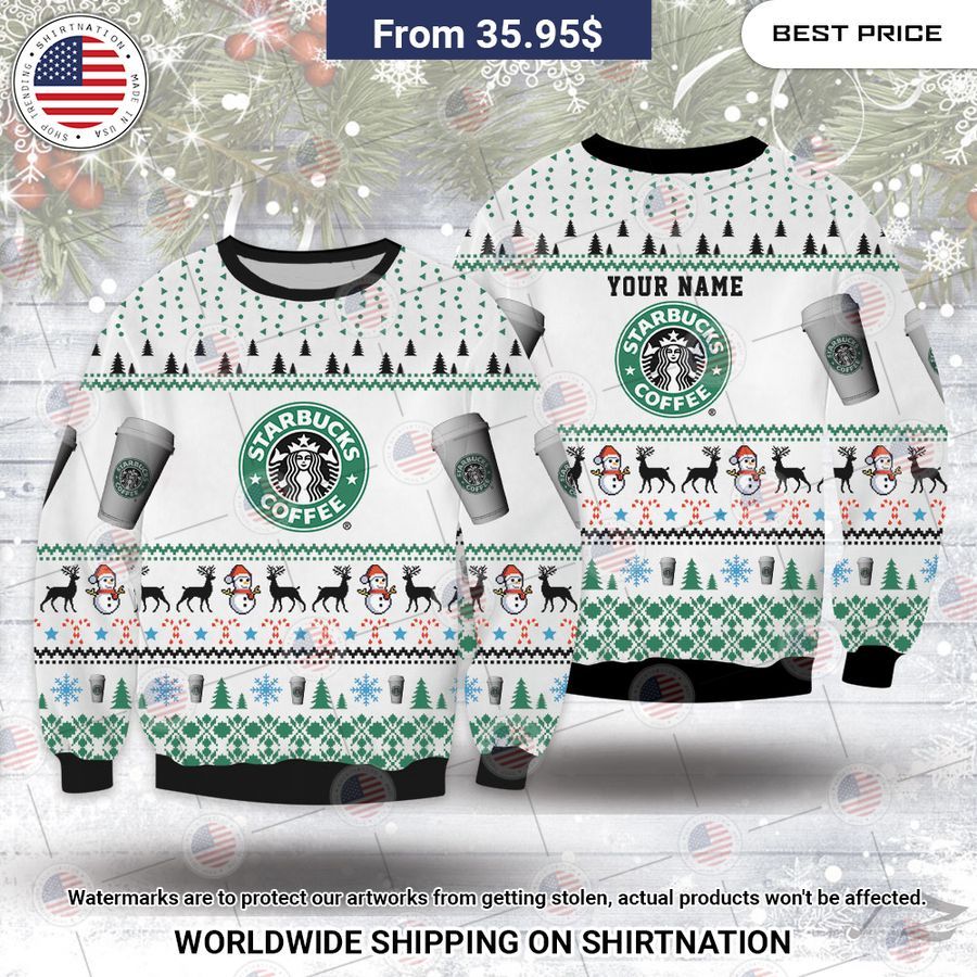 Starbucks Ugly Christmas Sweater You tried editing this time?