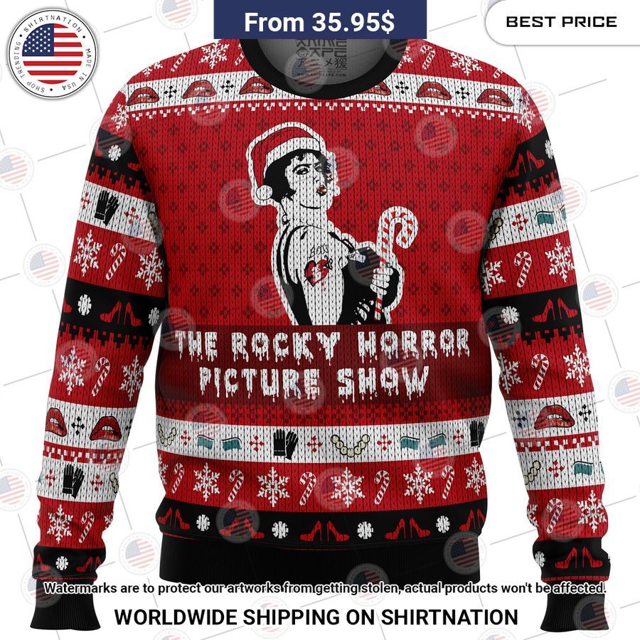 The Rocky Horror Picture Show Christmas Sweater Good click