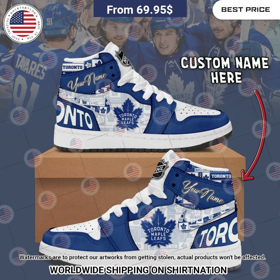 toronto maple leafs custom nike air jordan high top shoes 1 240.jpg