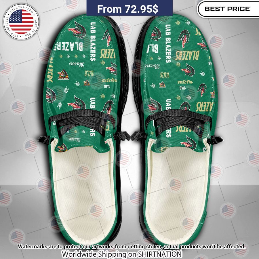 UAB BLAZERS Custom Hey Dude Shoes You look elegant man