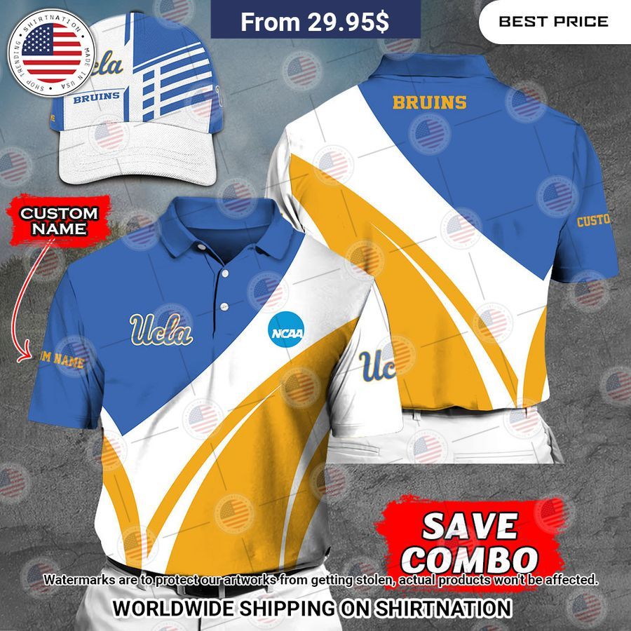 UCLA Bruins Custom Polo Shirt Eye soothing picture dear