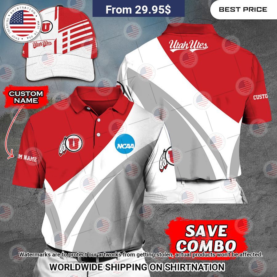 Utah Utes Custom Polo Shirt You look cheerful dear