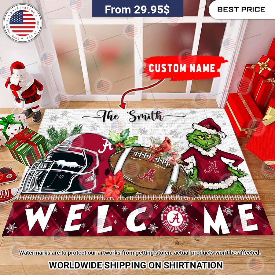 alabama crimson tide grinch christmas welcome personalized doormat 2 626.jpg