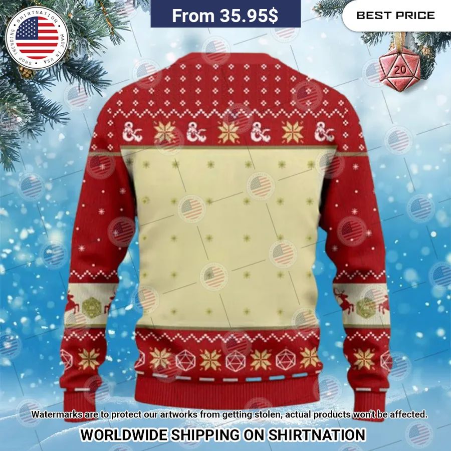 Barbarian Dungeons & Dragons Christmas Sweater Good click