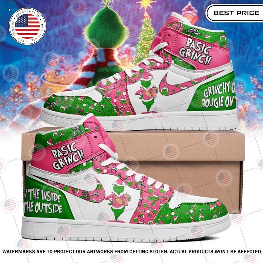 Basic Grinch Air Jordan 1 High My words are less to describe this picture.