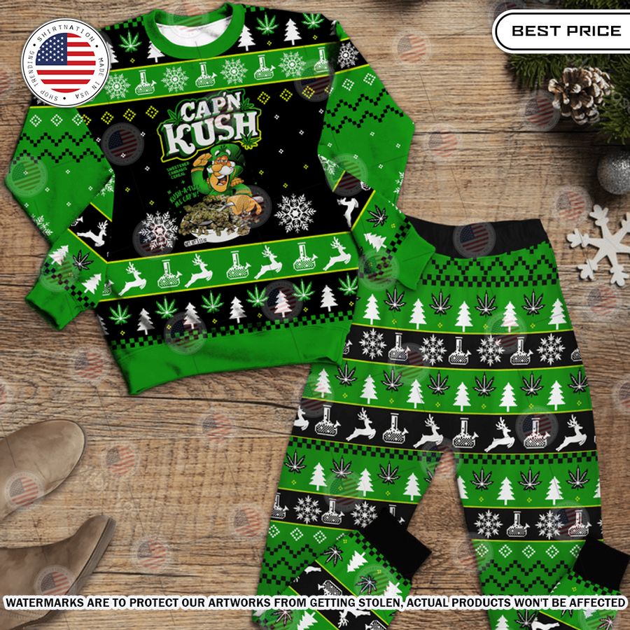 Cap N' Kush Weed Pajamas Set Hey! You look amazing dear