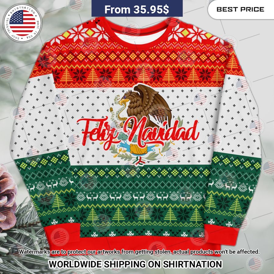 Feliz Navidad Christmas Sweater Looking so nice