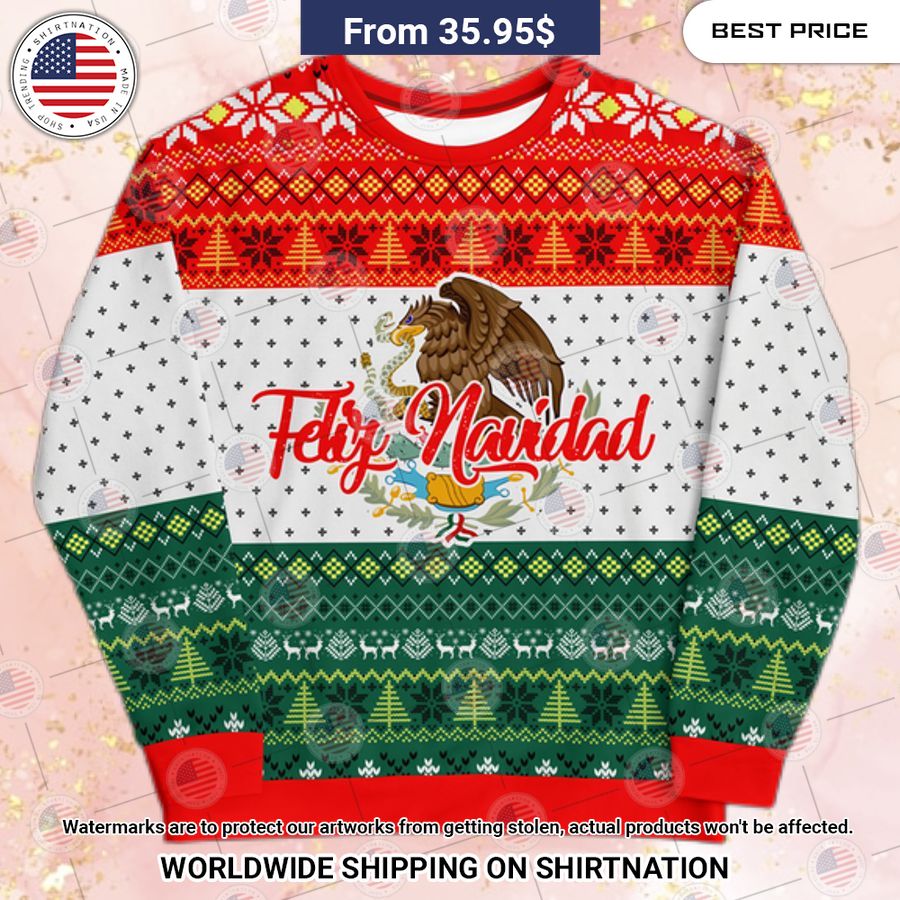 Feliz Navidad Christmas Sweater She has grown up know