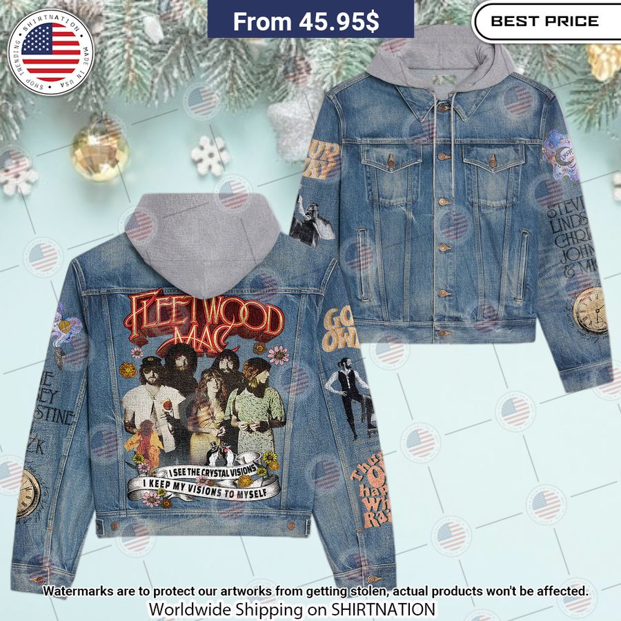 Fleetwood Mac Hooded Denim Jacket You look fresh in nature