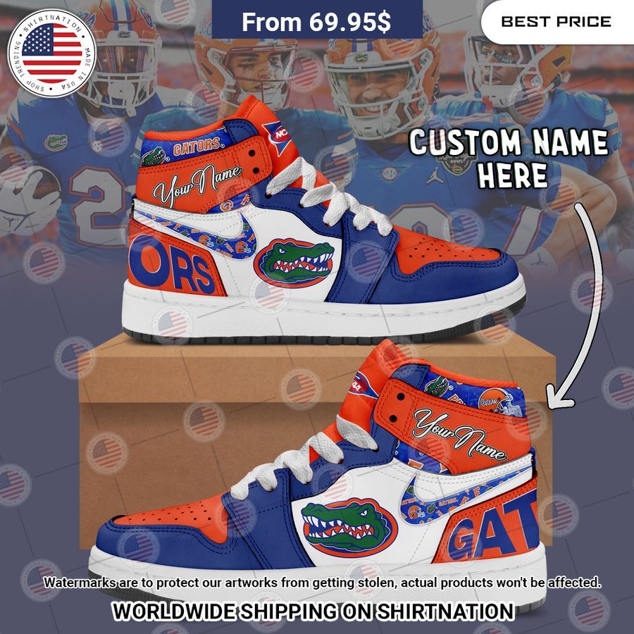 Florida Gators Custom Air Jordan 1 Eye soothing picture dear