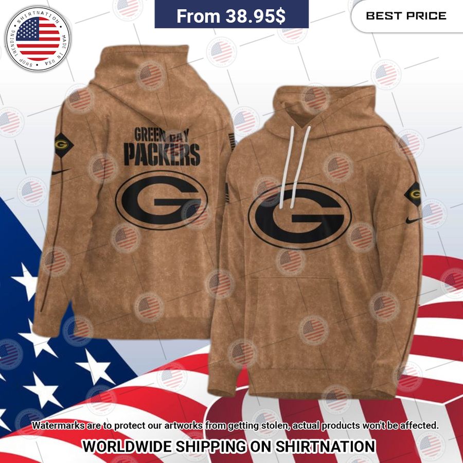 Green Bay Packers 2023 Salute To Service Hoodie Generous look