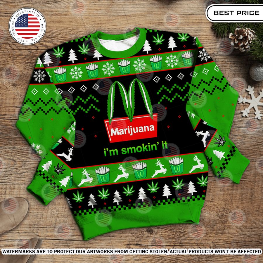 I'm Smokin' It Marijuana McDonald's Pajamas Set Great, I liked it