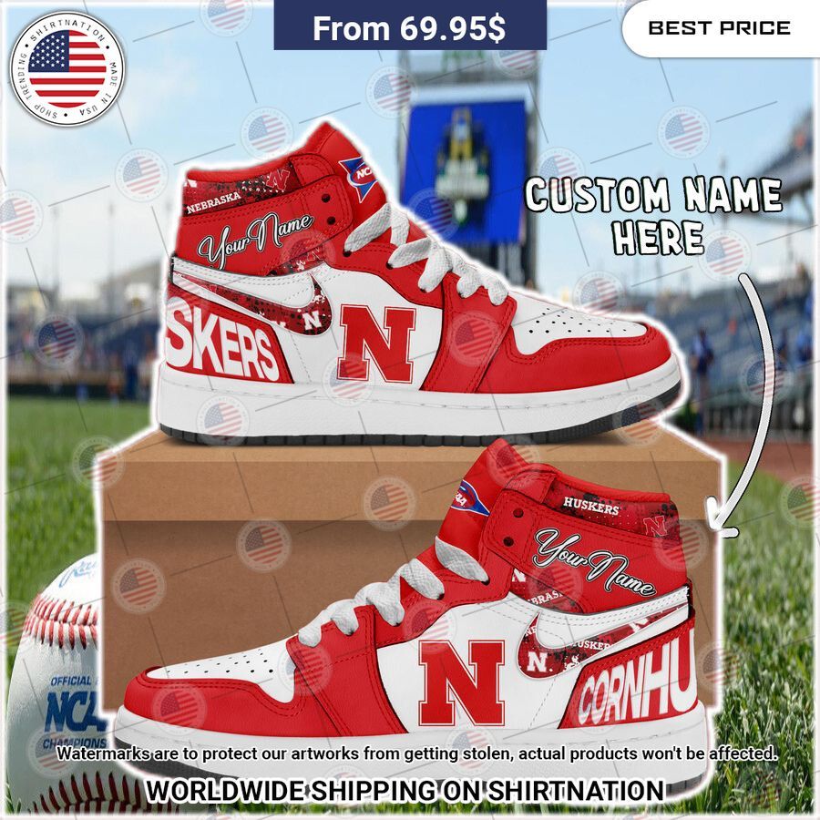 Nebraska Cornhuskers Custom Air Jordan 1 Good one dear