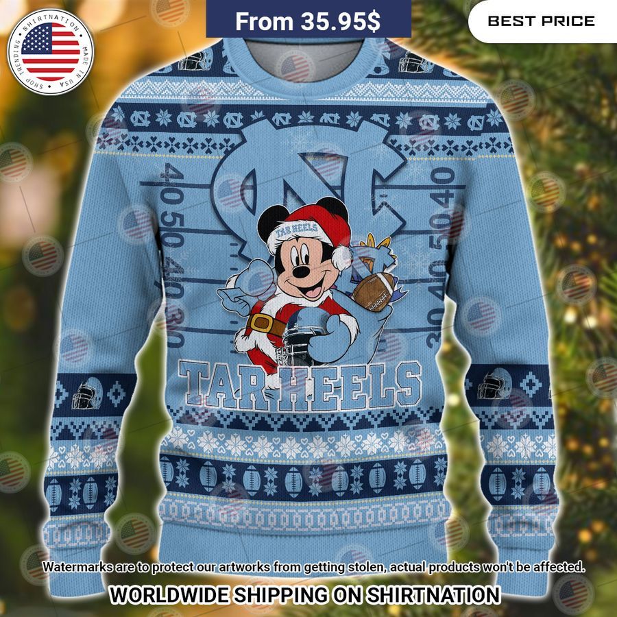 North Carolina Tar Heels Mickey Mouse Christmas Sweater Ah! It is marvellous