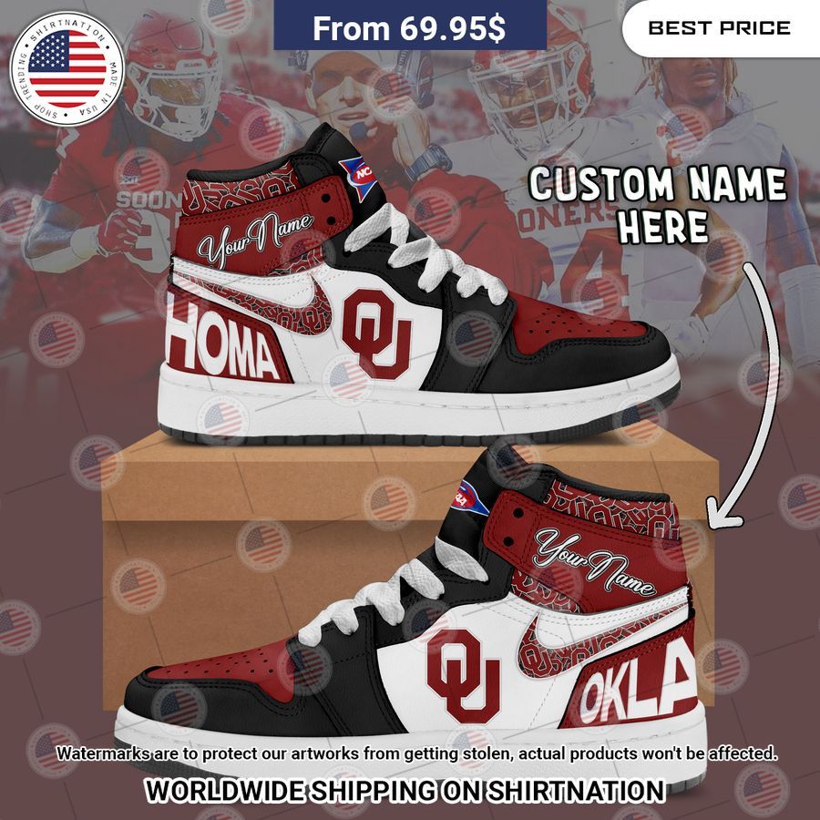 Oklahoma Sooners Custom Air Jordan 1 Looking so nice