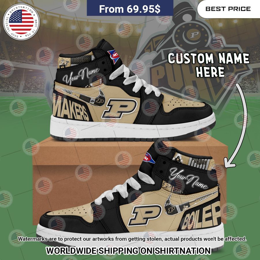 Purdue Boilermakers Custom Air Jordan 1 You are always amazing