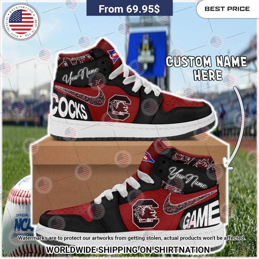 South Carolina Gamecocks Custom Air Jordan 1 You look lazy