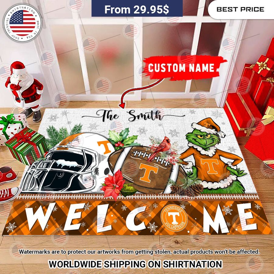 tennessee volunteers grinch christmas welcome personalized doormat 2 386.jpg