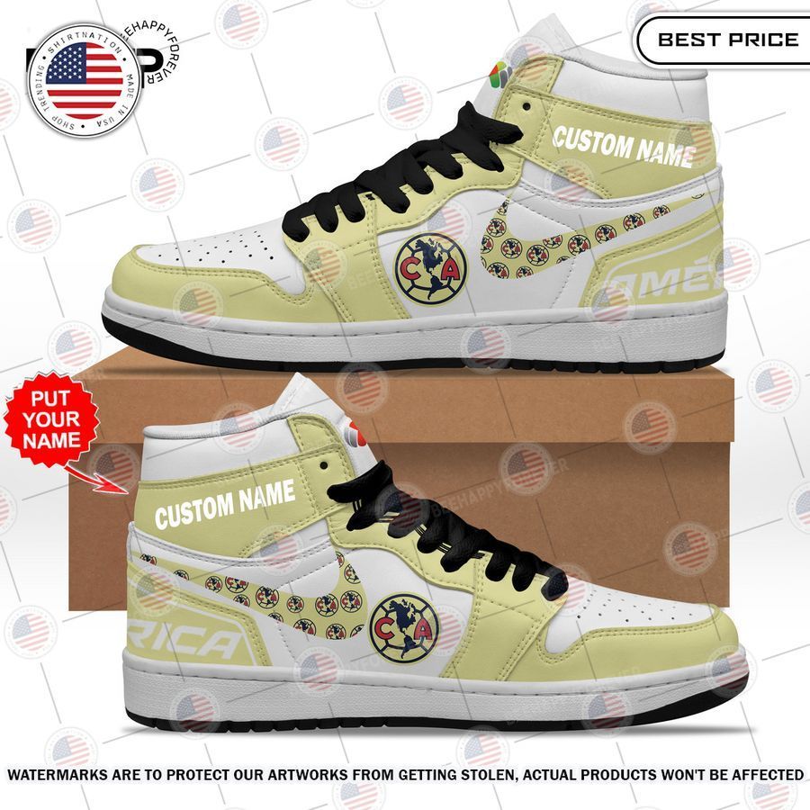 Club América Campeón Custom Air Jordan High Best couple on earth