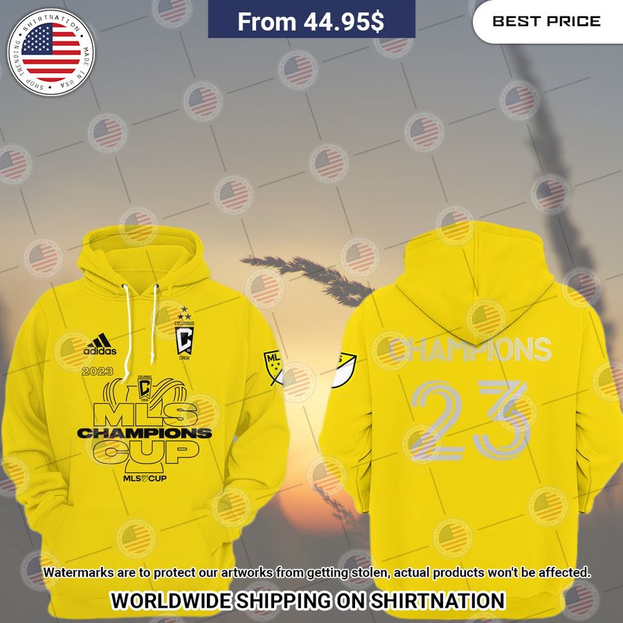 Columbus Crew Major League Soccer Champions 23 Hoodie Rejuvenating picture