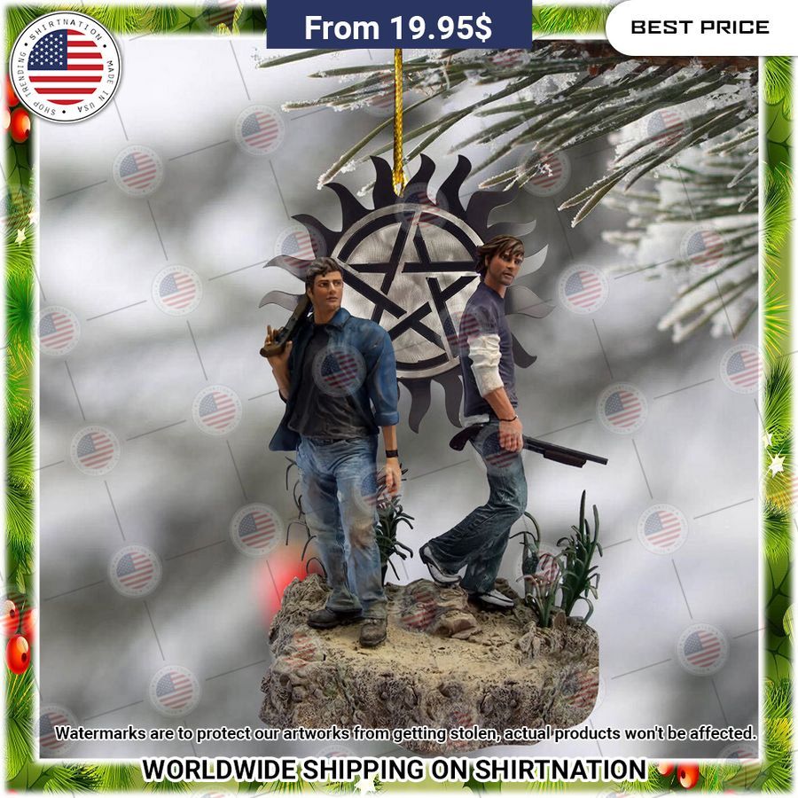 dean winchester and sam winchester supernatural ornament 1 925.jpg