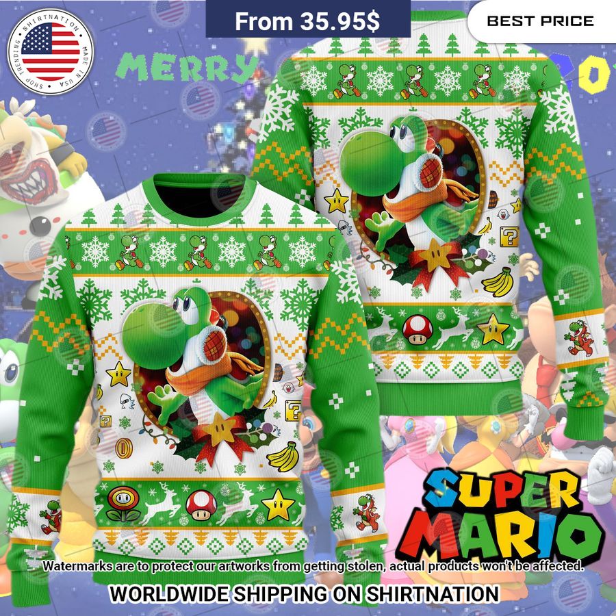 HOT Super Mario Yoshi Ugly Sweater You guys complement each other