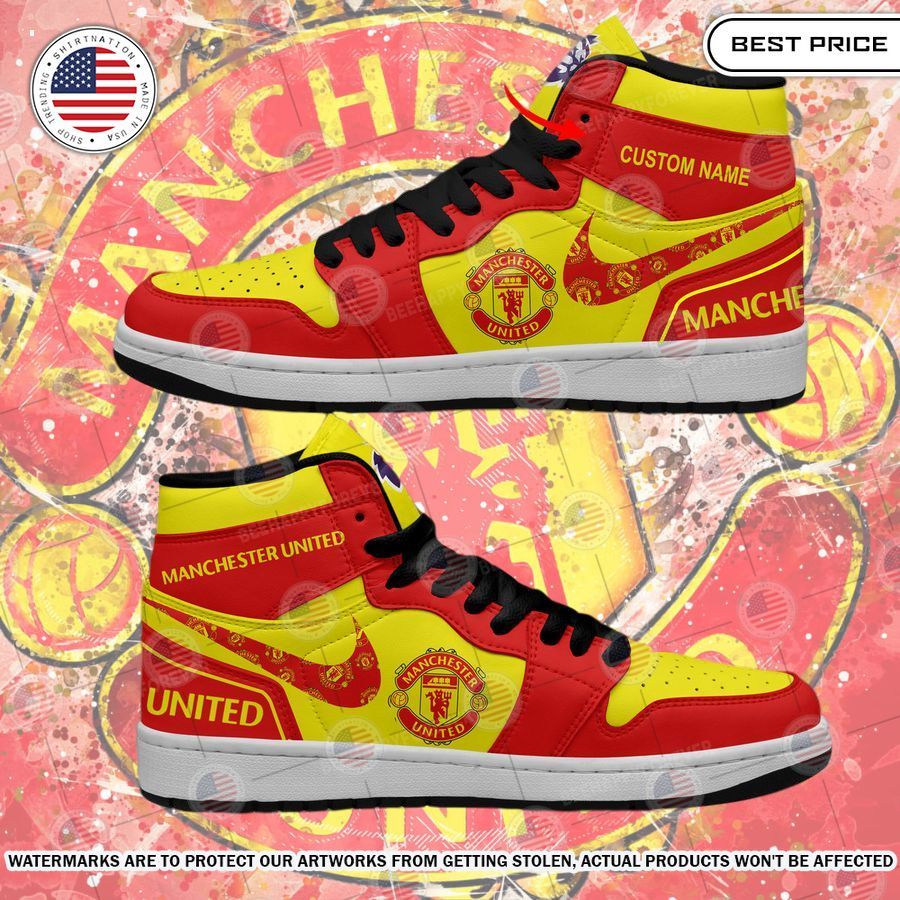 Manchester United Custom Air Jordan High Cutting dash