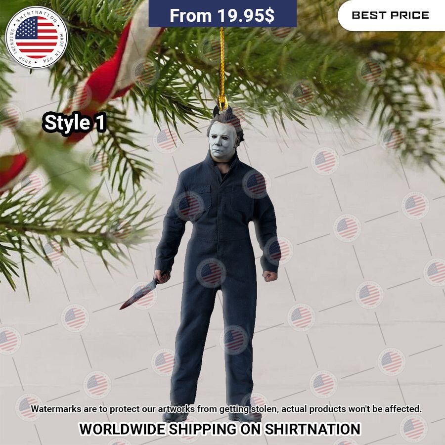 Michael Meyers Christmas Ornament Speechless