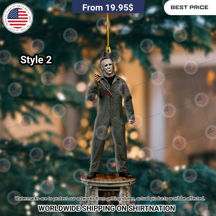 Michael Meyers Christmas Ornament I like your dress, it is amazing