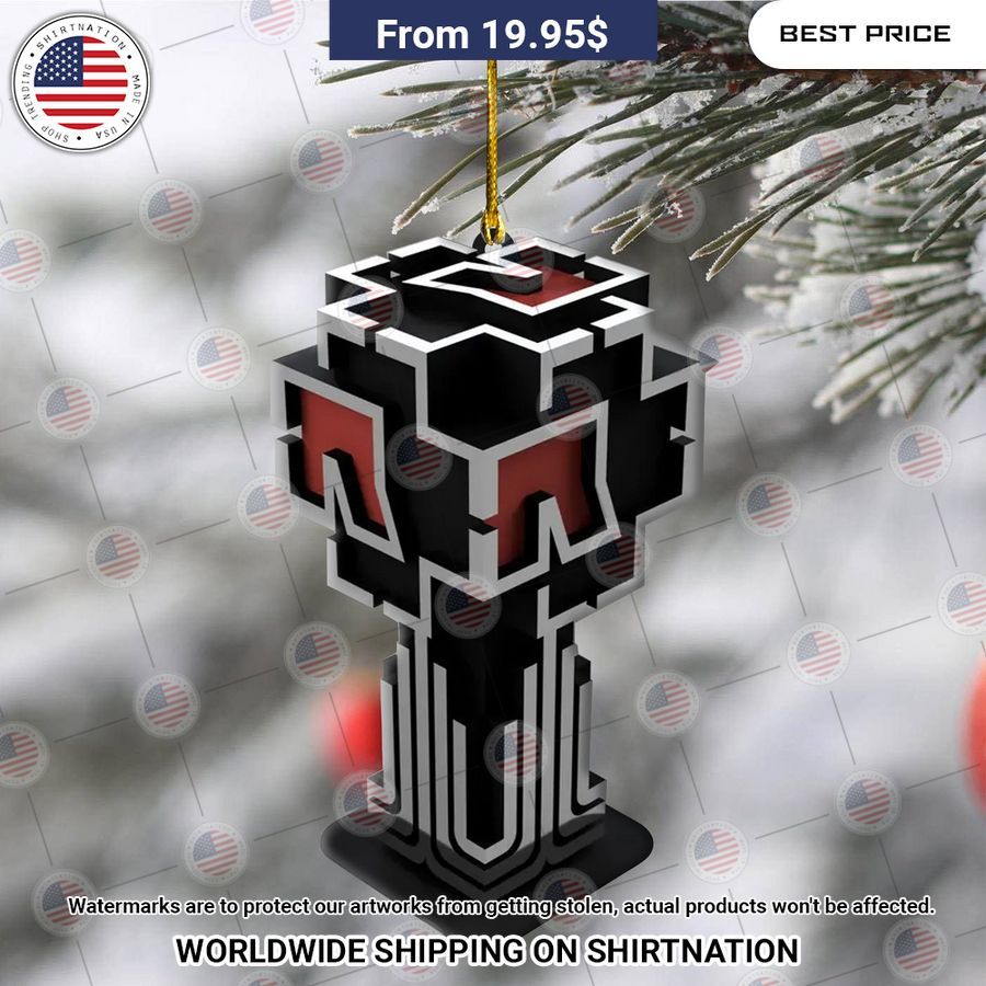 Rammstein Logo Christmas Ornament You look lazy