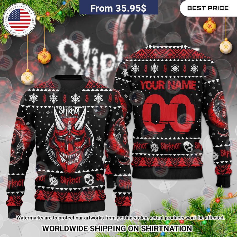 Slipknot Custom Christmas Sweaters Wow! What a picture you click