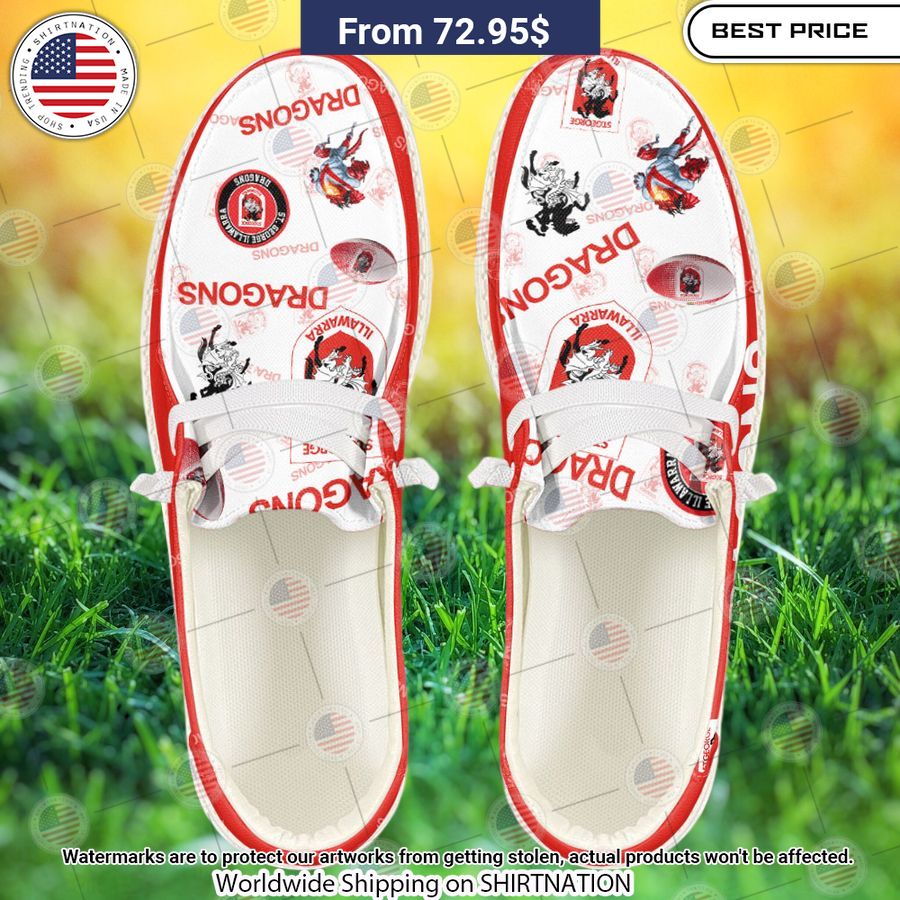 St. George Illawarra Dragons Custom Hey Dude Shoes Gang of rockstars