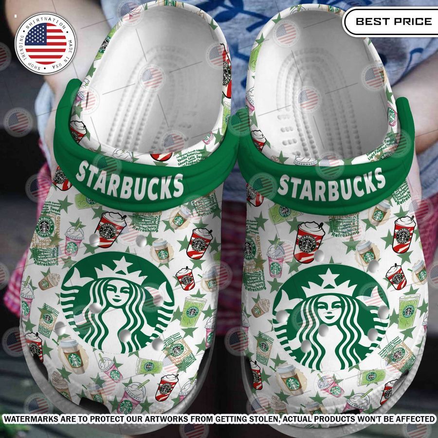 Starbucks Crocs Clog band Cuteness overloaded