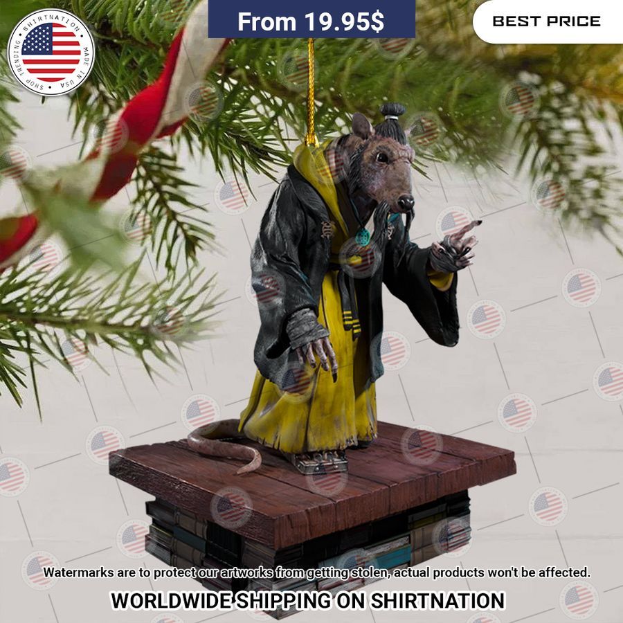 Teenage Mutant Ninja Turtles Splinter Ornament Best picture ever