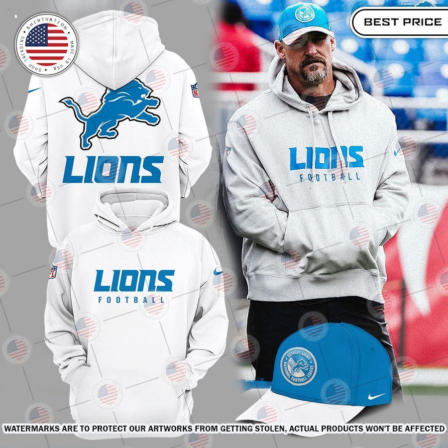 Coach Dan Campbell’s Detroit Lions Hoodie Selfie expert