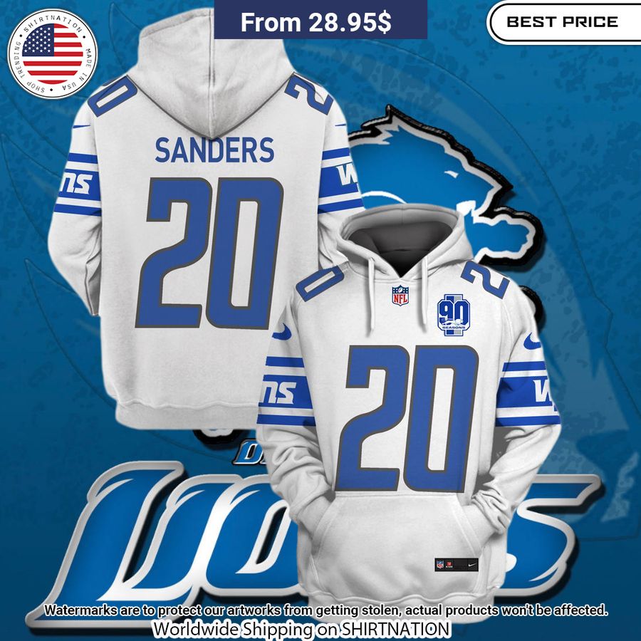 Barry Sanders Detroit Lions Hoodie Hey! You look amazing dear