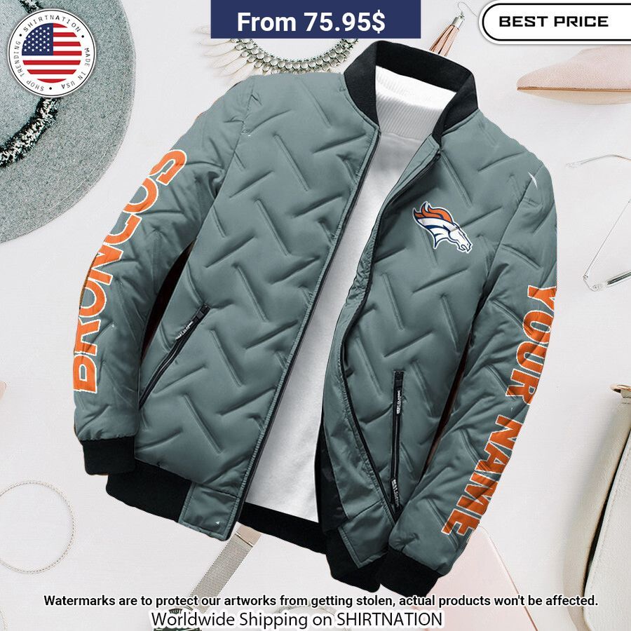 Denver Broncos Puffer Jacket Beauty queen