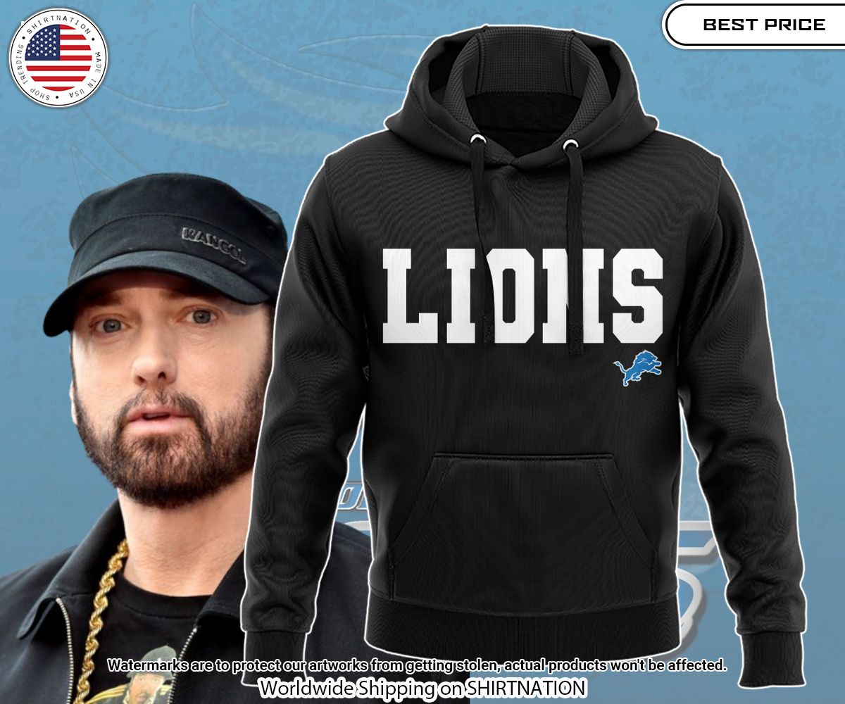 Eminem vs Detroit Lions Hoodie Beauty queen