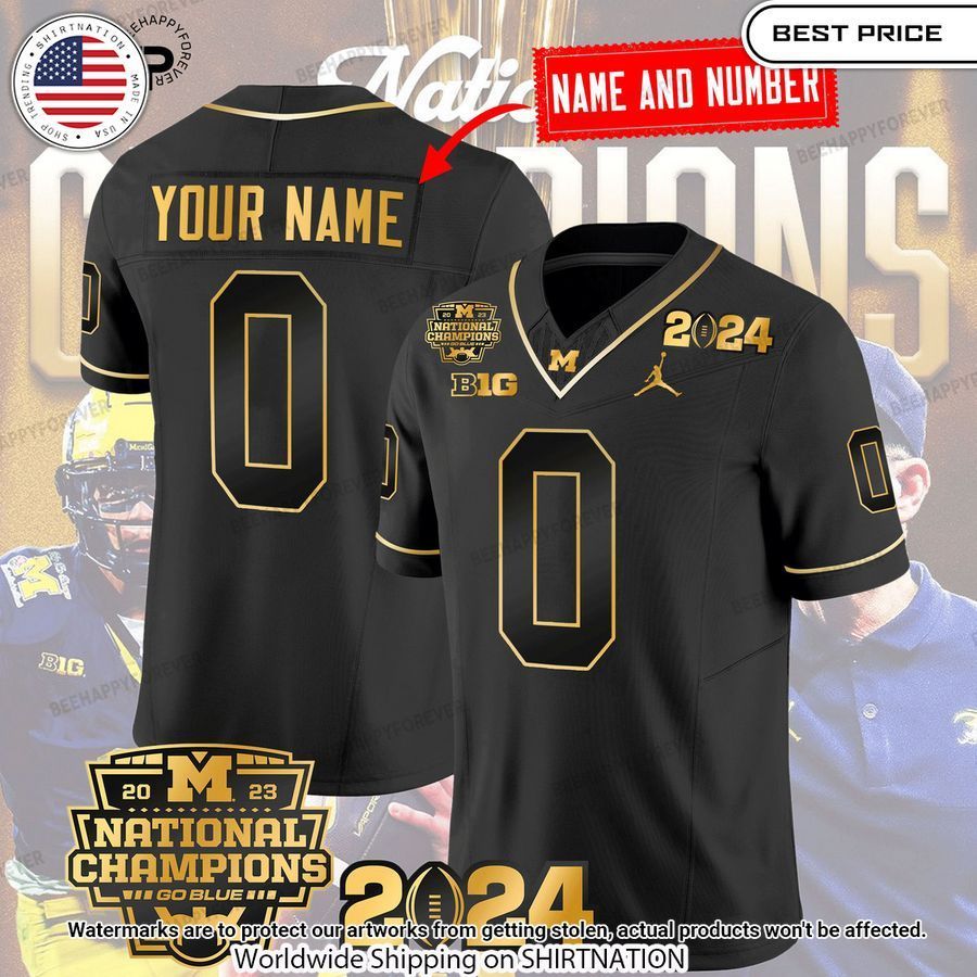 michigan wolverines 2024 national championship football jersey 1