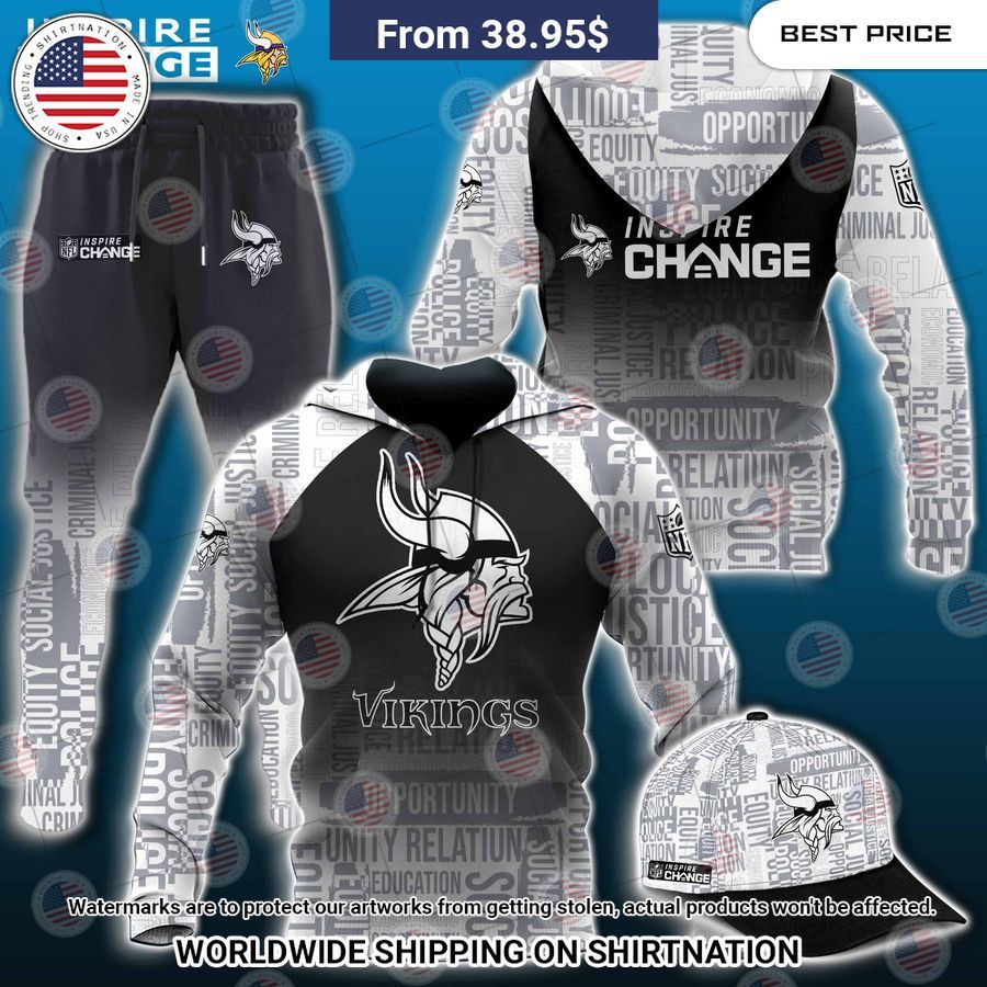 Minnesota Vikings NFL Inspire Change Hoodie My friends!