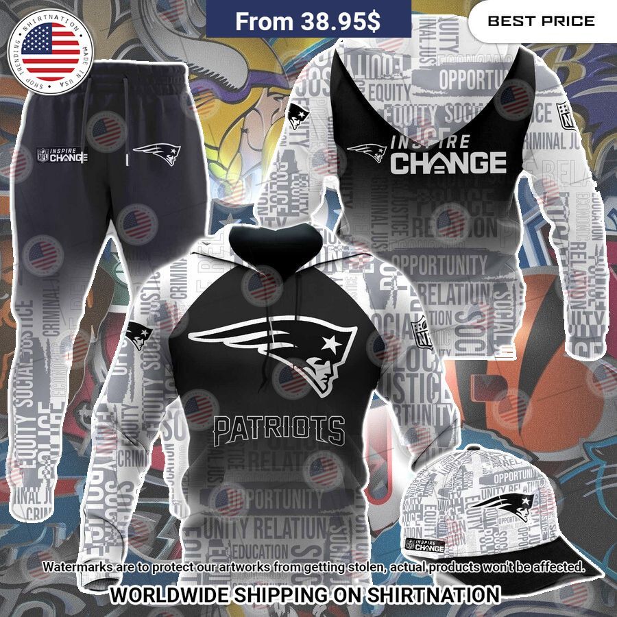 New England Patriots NFL Inspire Change Hoodie Wow, cute pie