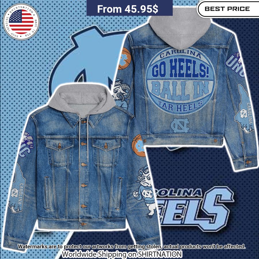 north carolina tar heels go heels hooded denim jacket 2 497.jpg