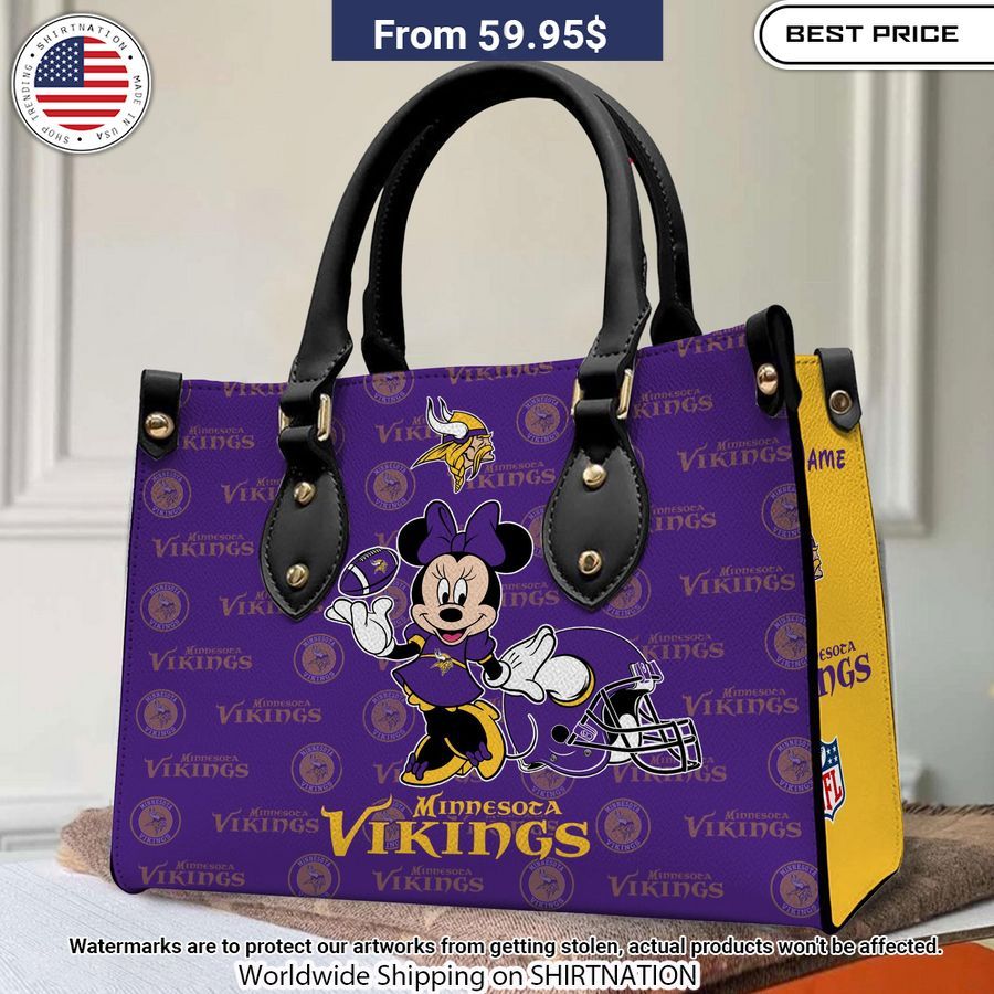 personalized minnesota vikings minnie leather hand bag 2 378.jpg