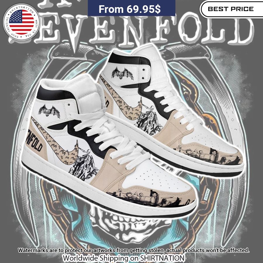 Avenged Sevenfold NIKE Air Jordan 1 Eye soothing picture dear