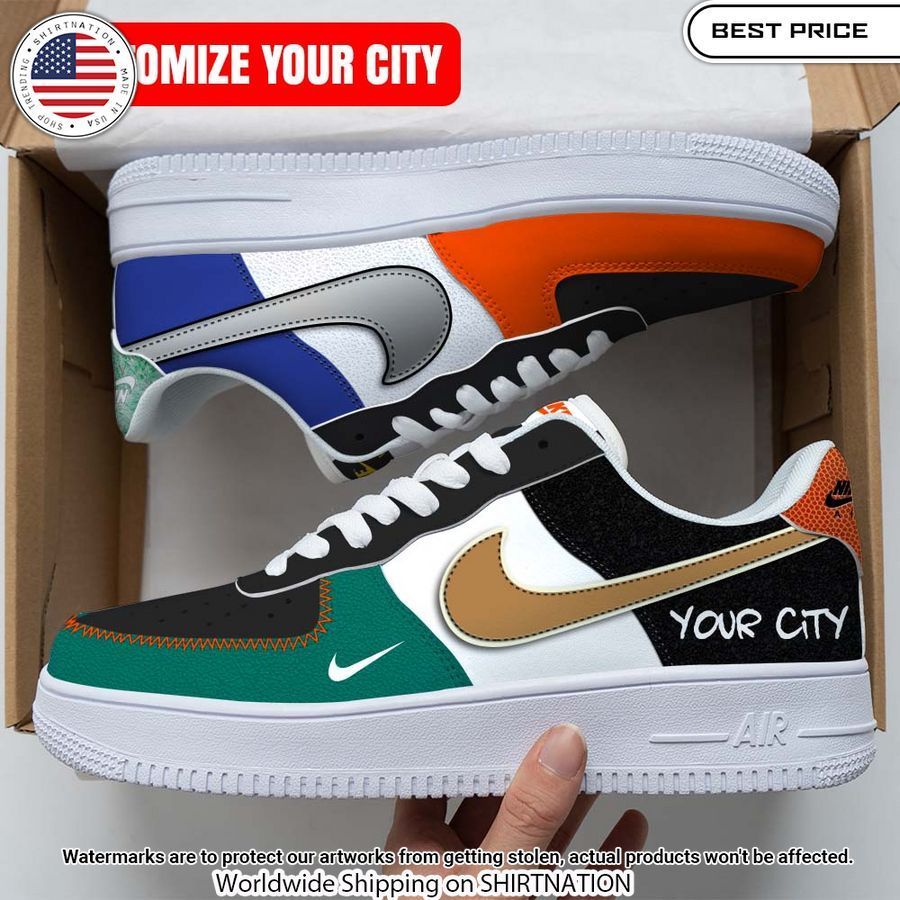 Customized Your City Nike Air Force Shoes Oh my God you have put on so much!